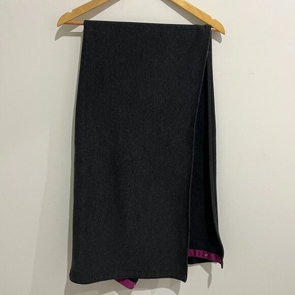 Lululemon Savasana Gray / Purple Wrap Scarf - Picture 2 of 4